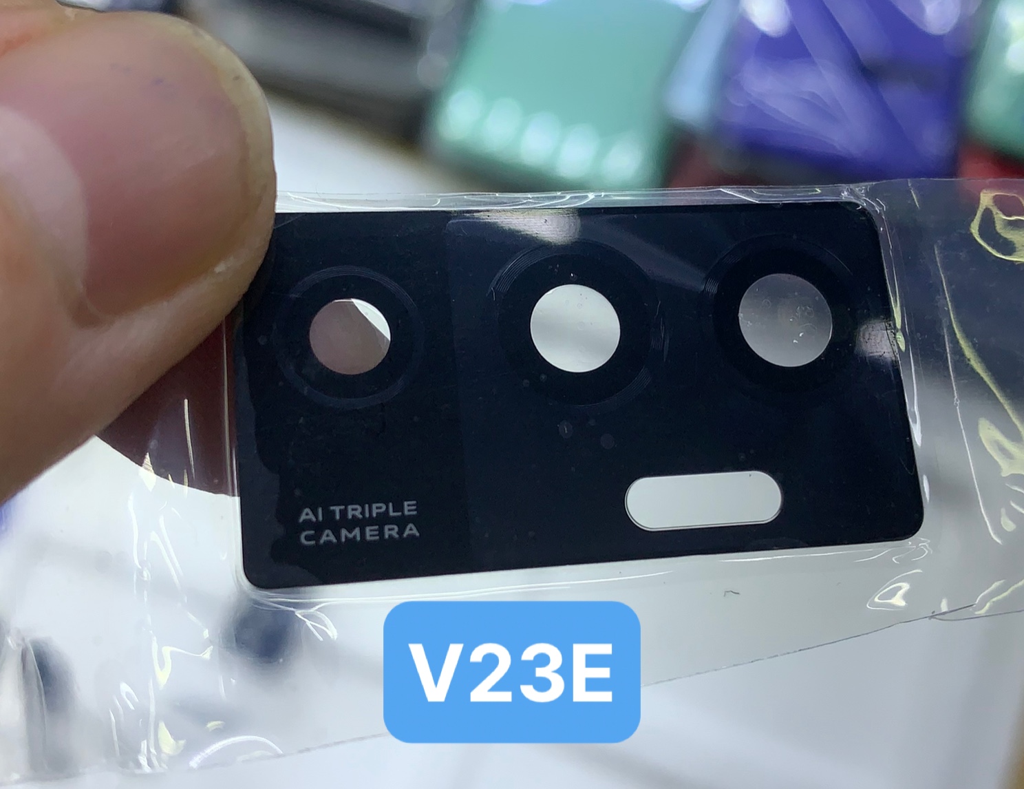 Kính camera rời, không vành Vivo V23E