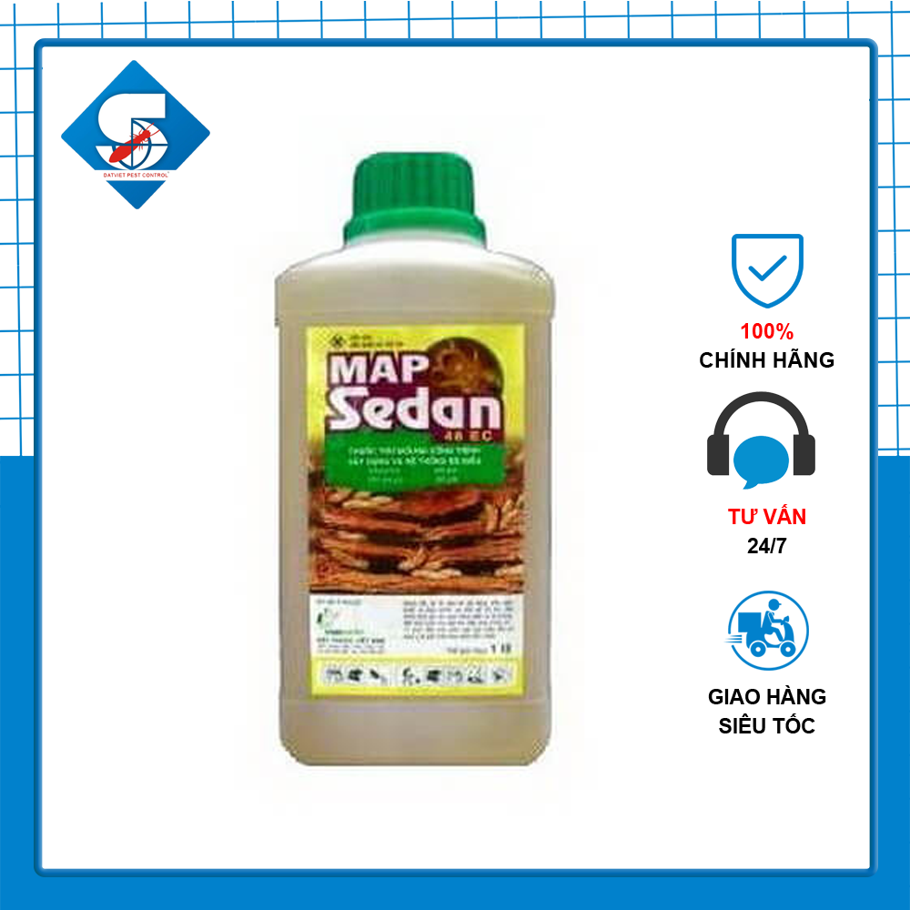 Dung dịch phòng chống mối, mọt Mapsedan 48EC 1 L