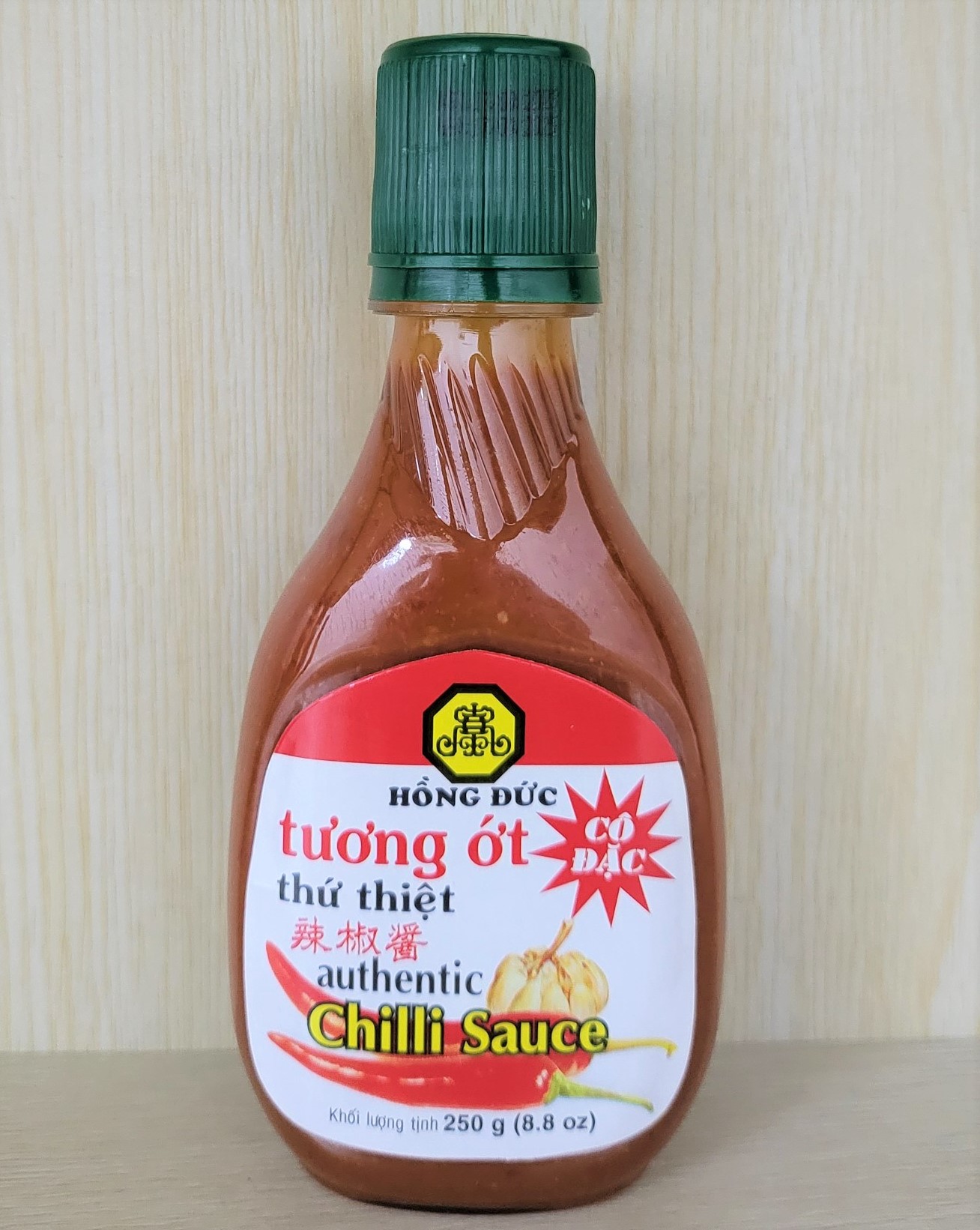 Chai 250g TƯƠNG ỚT SIÊU CAY ớt cô đặc HỒNG ĐỨC Authentic Chilli Sauce