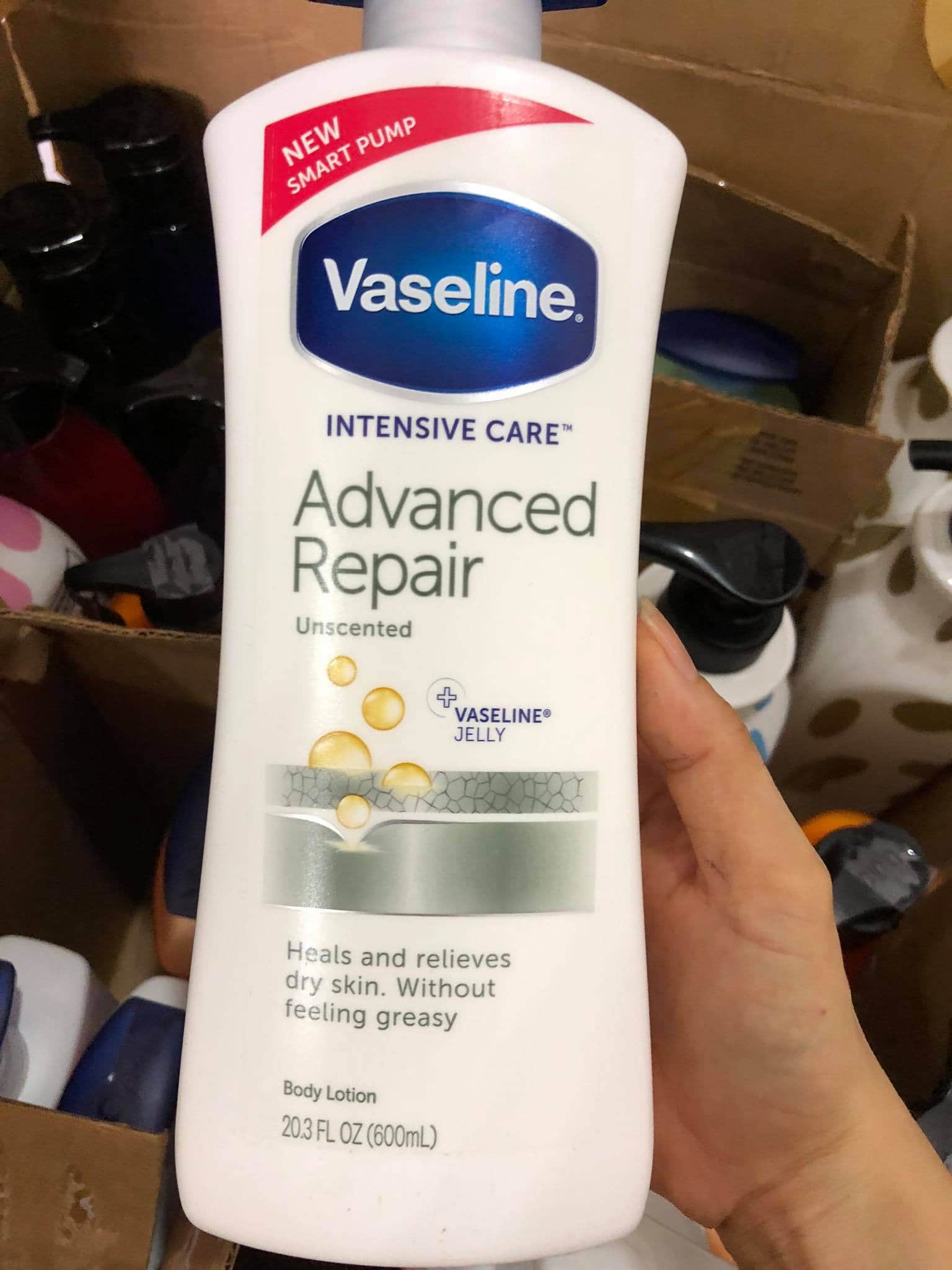 Dưỡng thể vaseline xách tay Mỹ 600ml