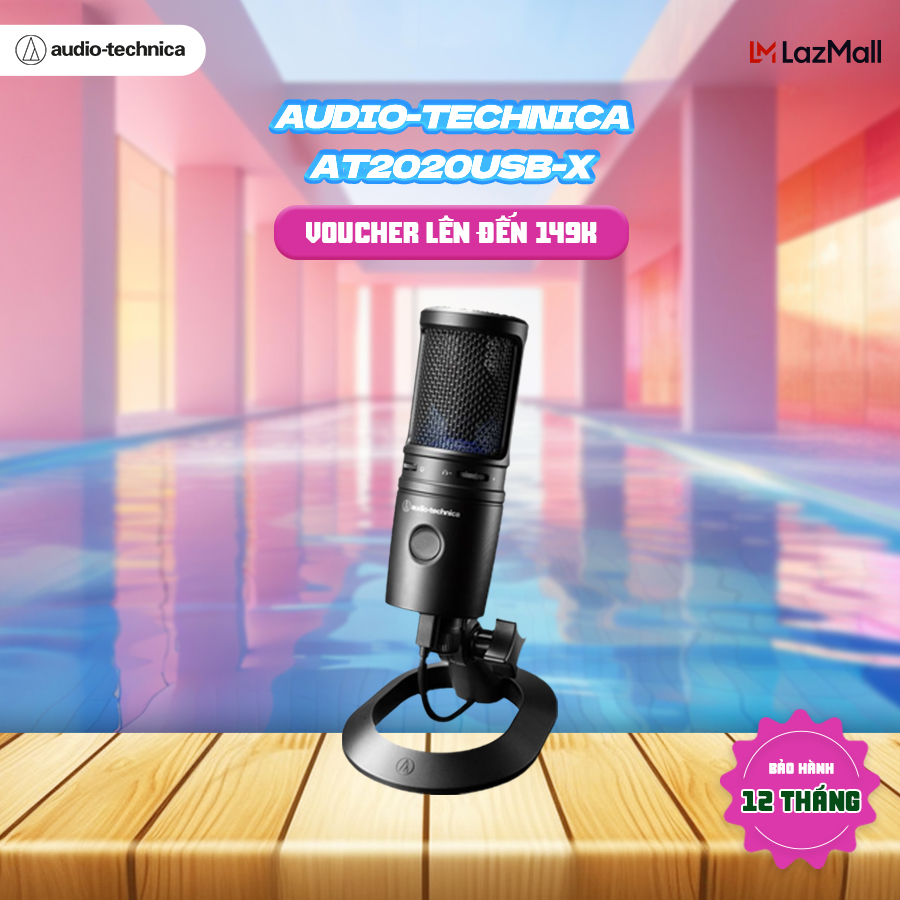 Microphone audio-technica at2020usb-x - hàng chính hãng
