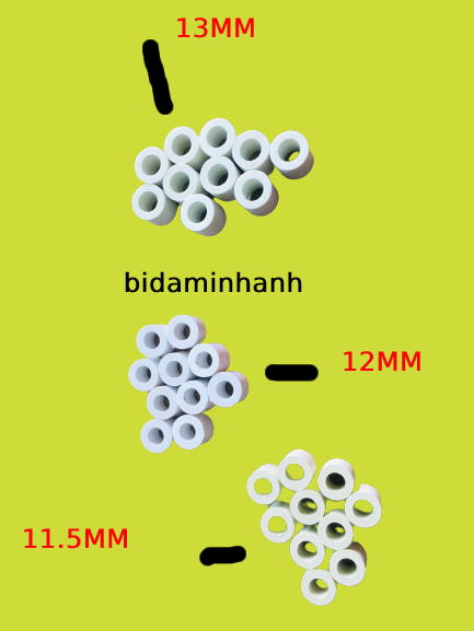 Phíp bida các loại 11.5mm, 12mm, 13mm