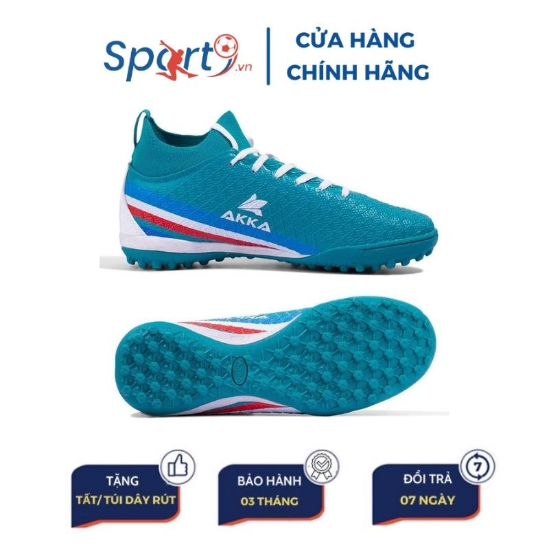 Giày bóng đá akka control 3 tf - xanh ngọc