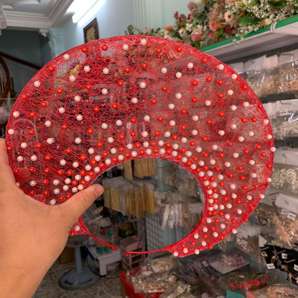 [HCM]Khăn đống cho cô dâu ăn hỏi - ngày cưới màu đỏ