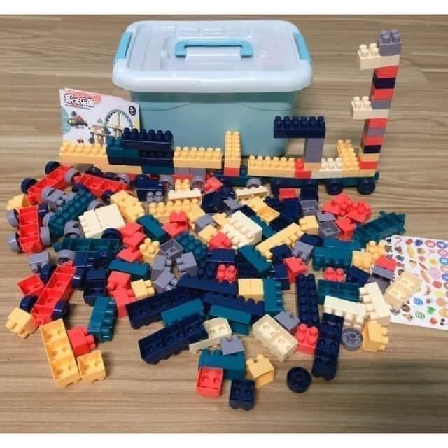Bộ đồ chơi lắp ghép lego 220 chi tiết cho bé
