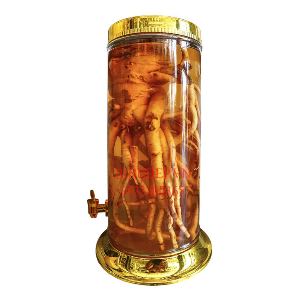 Bình thuỷ tinh ngâm rượu 7.8 lít có vòi cao cấp thương hiệu Phú Hoà xuất xứ Việt Nam
