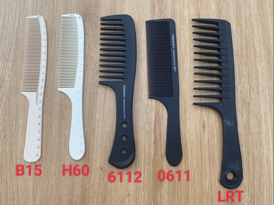 Lược chải tóc, lược cắt tóc, lược răng thưa nhựa cao cấp chuyên dụng cho salon