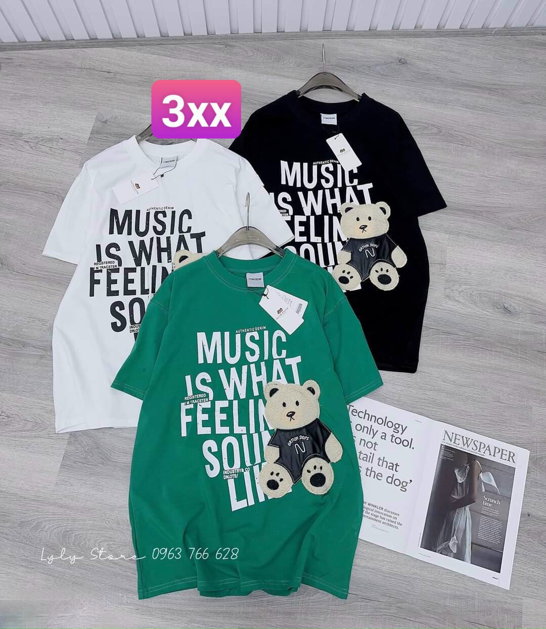 Combo 2 áo thun from rộng ,nam ,nữ đều mặc được nhé ,combo 2 cái 100k