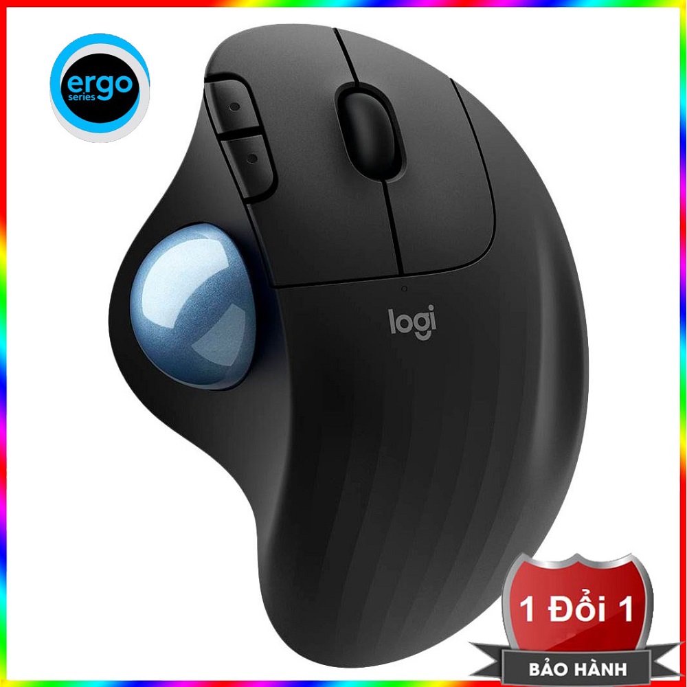 Chuột Logitech Ergo M575 Wireless Trackball - Chuột không dây kết nối Usb 2.4G và Bluetooth 2 trong 1 cao cấp