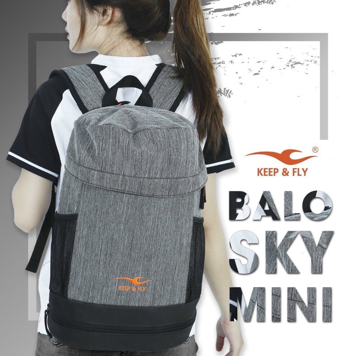 Balo Sky Mini phong cách thể thao Keep & Fly