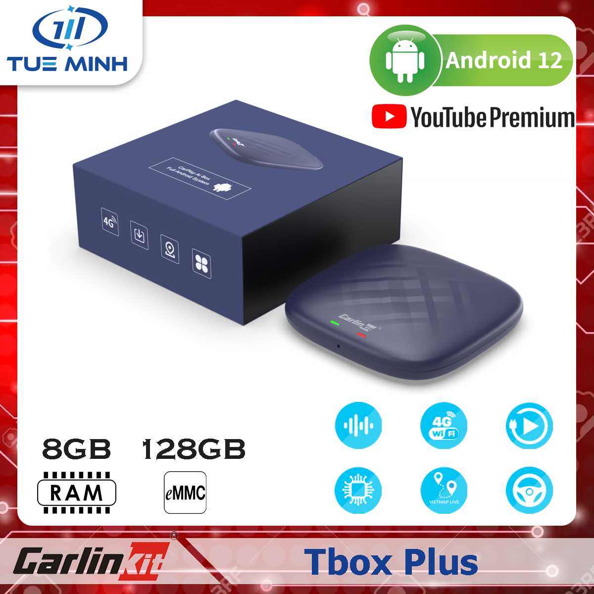Android Box Carlinkit Tbox Plus - Android 13