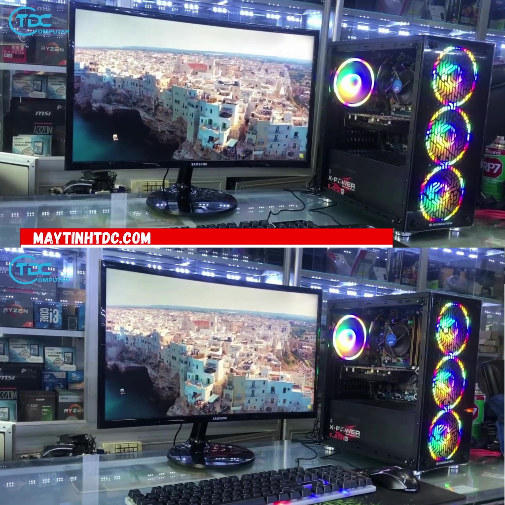 FULL bộ máy tính chơi game i7 4770 , i5, i3 | Ram 8GB | SSD 120GB | HDD 500GB | VGA 2GB + Màn Starview 24 inch. Tặng bàn phím chuột , bàn di chuột khổ lớn 30 x 80 cm. PC gaming , đồ họa, bộ máy tính để bàn, chính hãng. Bảo hành 12 tháng