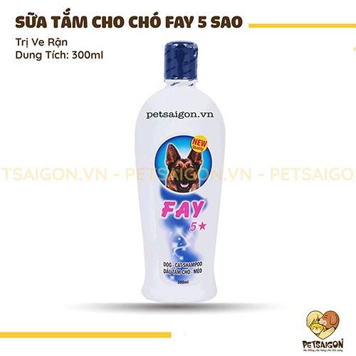 [CHÍNH HÃNG] SỮA TẮM FAY 5 SAO CHO CHÓ - 300ML