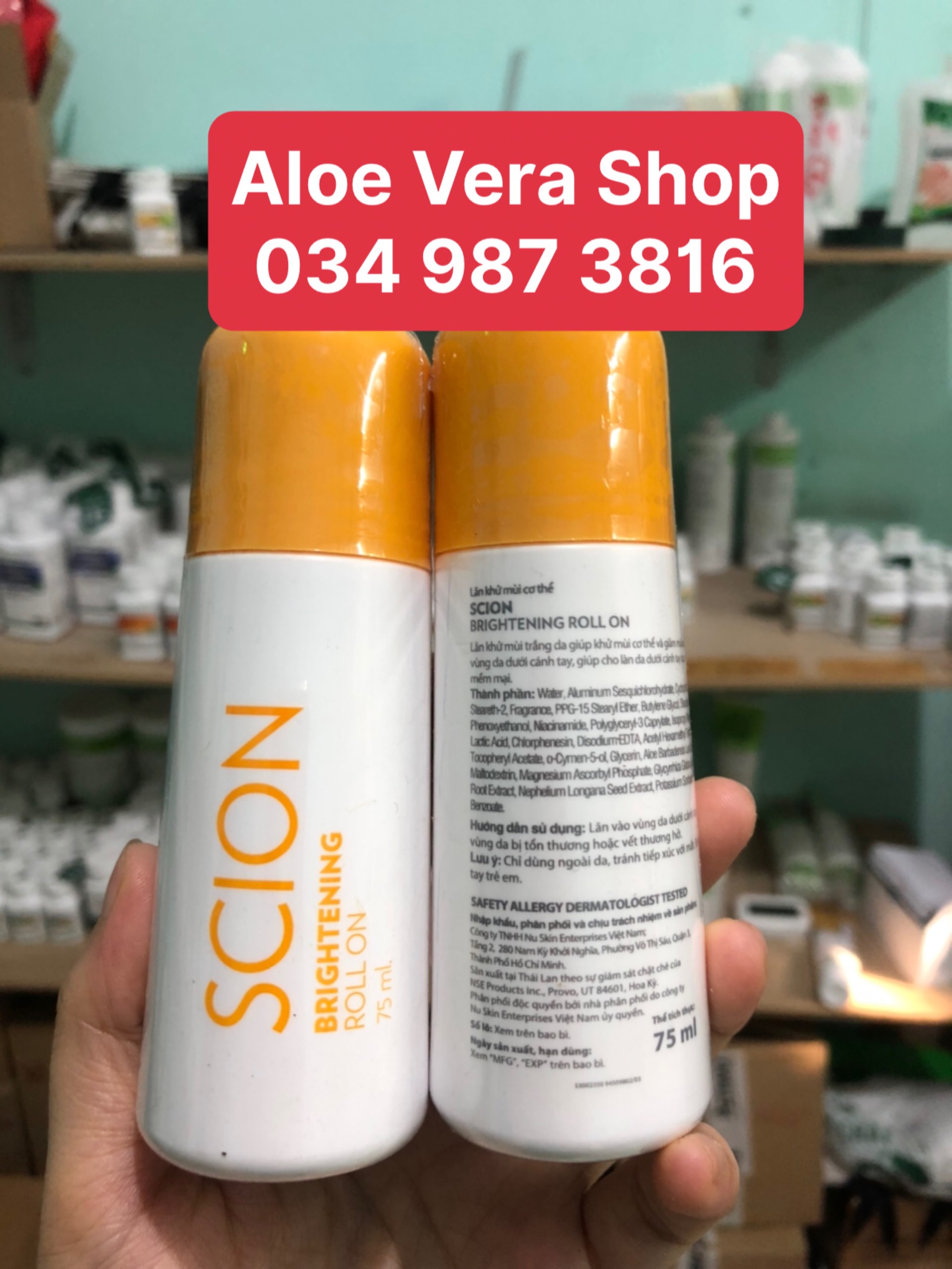[RẺ VÔ ĐỊCH] Lăn khử mùi Scion Nuskin 75ml