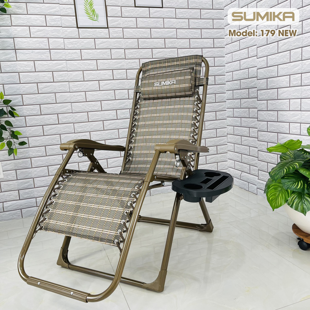 Ghế xếp thư giãn Sumika 179 NEW (tải trọng 300kg)