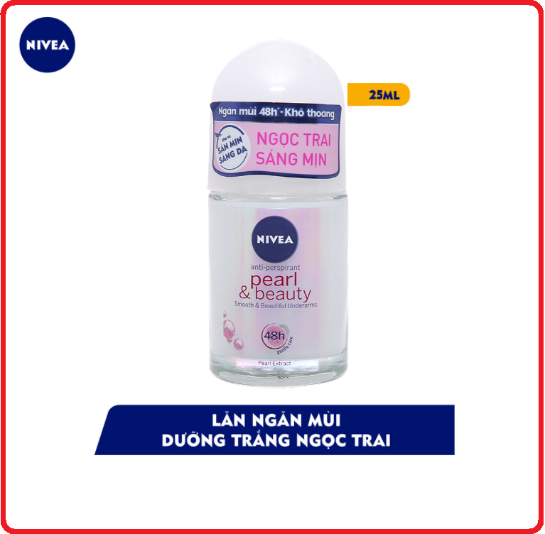 Lăn Ngăn Mùi NIVEA Ngọc Trai Quyến Rủ Chai 25ml - 50ml