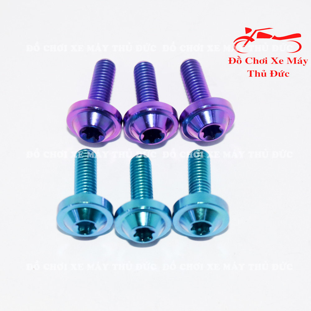 Ốc titan 5li 1,5 phân gắn mão, đít pô, đồng hồ winner X và các loại xe (Giá 1 Con)