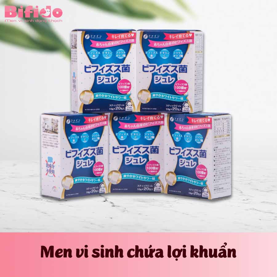 Men Vi Sinh Dạng Thạch BIFIDO,Cân Bằng Lợi Khuẩn Đường Ruột,Giảm Triệu Chứng Táo Bón Nhanh,Ăn Ngon Ngủ Tốt Cho Trẻ Nhỏ