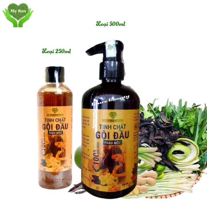 [FREESHIP MAX]Tinh Chất Dầu Gội Đầu Thảo Mộc Mẹ Ken, Tri Rụng Tóc, Kích Thích Mọc Tóc, Sạch Gàu, Hết Nấm Ngứa Da Đầu, Tóc Chắc Khỏe, Suôn Mượt