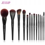Jessup Bộ Cọ Trang Điểm 13 Cọ Trang Điểm Tổng Hợp Cao Cấp Lớn Phấn Nền Cao Cấp Che Khuyết Điểm Đường Viền Chính Xác Bút Kẻ Mắt T300