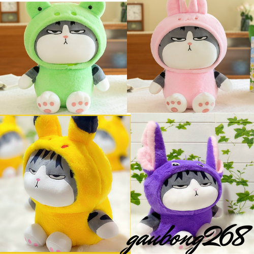 Gấu bông mèo hoàng thượng cao cấp - gấu bông mèo hoàng thượng cosplay thú - gauxinh268