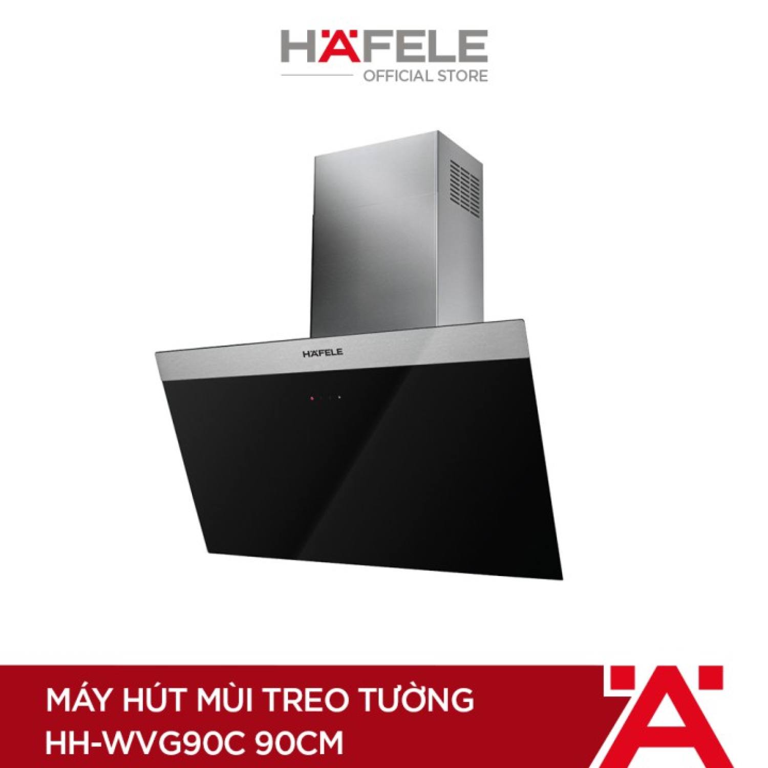 Máy hút mùi treo tường hafele hh-wvg90c - 533.89.013 xuất xứ châu âu kèm than hoạt tính
