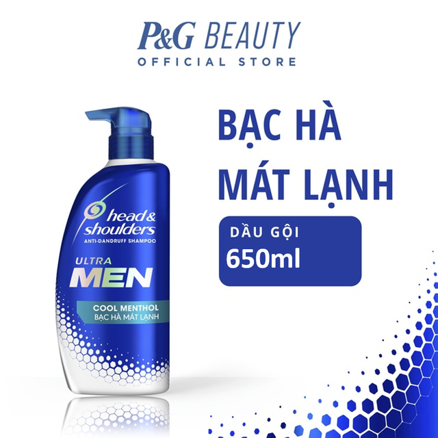 Dầu gội cho nam head & shoulders ultra men 650ml chai