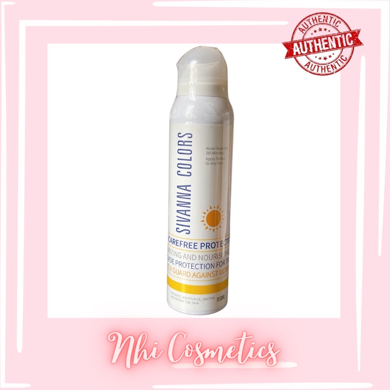 Xịt chống nắng Sivanna Colors Cactus Carefree Protection Spray SPF50 PA+++