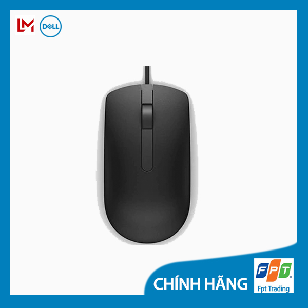 Dell optical mouse - ms116 - black - - hàng chính hãng