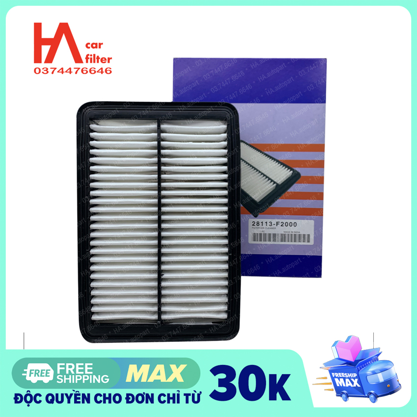 Lọc gió động cơ Avante đời 2016-2022, Elantra đời 2016-2022, Kona đời 2017-2022, i30 đời 16-22, Kia Cerato đời 2018-2022.