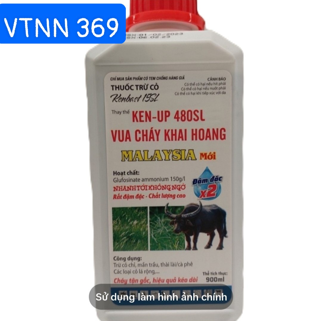 Thuốc trừ cỏ cháy khai hoang malaysia 150sl chai 900ml