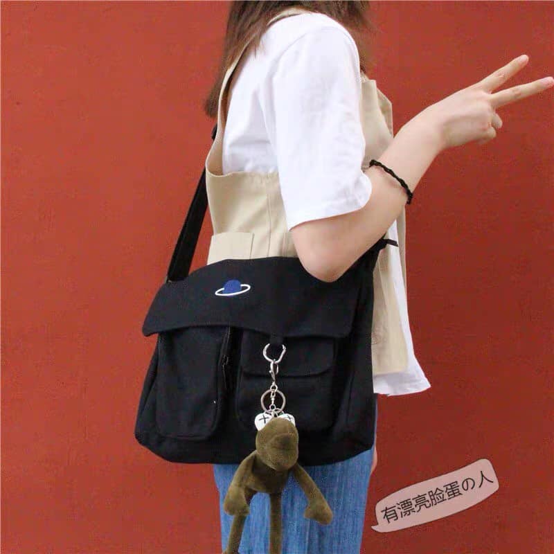 Túi bì thư nhiều ngăn vừa a4 ulzzang