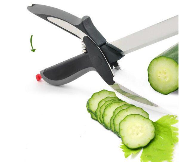 [HCM]kéo thông minh kèm thớt clever cutter