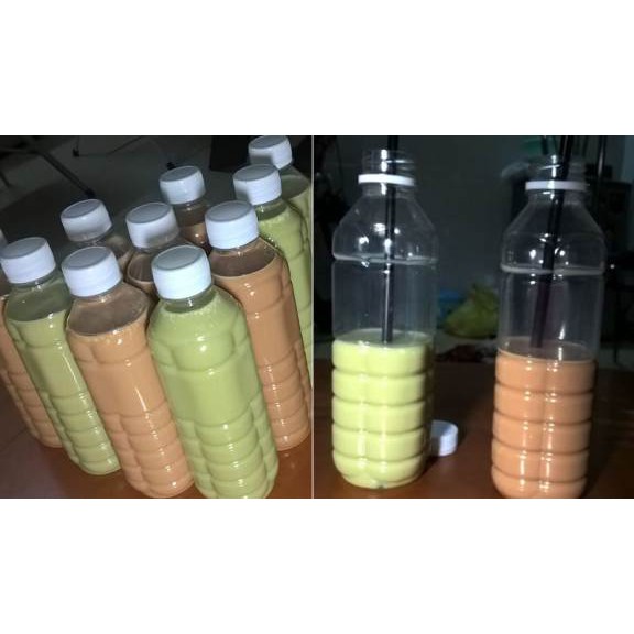 10 Chai nhựa [380ml] đựng nước sâm, nước uống mang đi dùng 1 lần