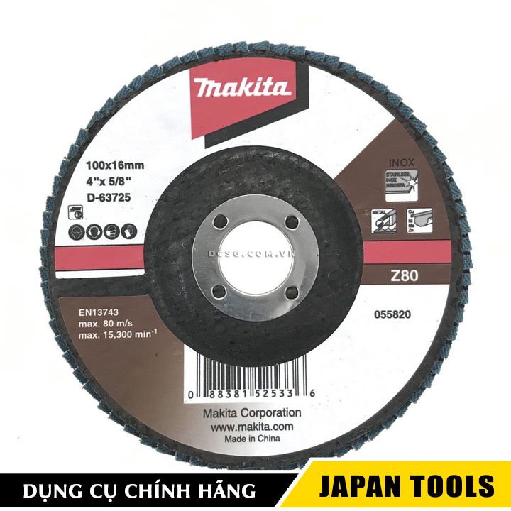 Nhám xếp 100mm z80 makita d-63725 | japan tools