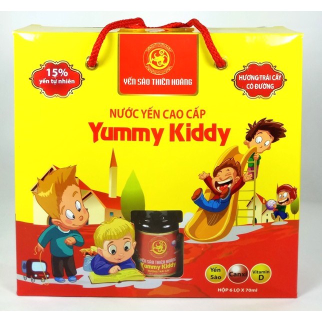 Thiên Hoàng Kid Yummy 15% yến sào cao cấp cho bé yêu