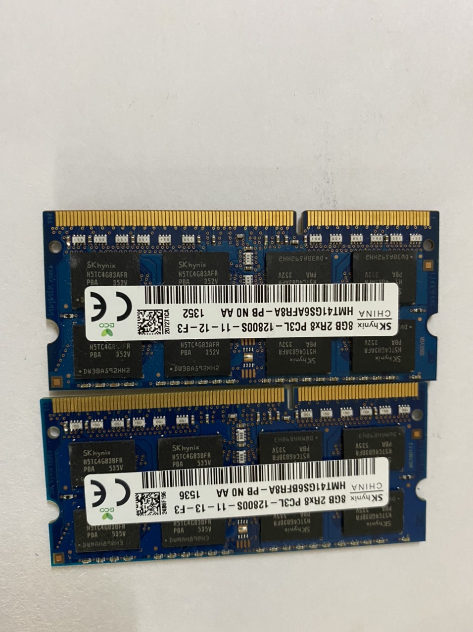 Ram Laptop DDR3L 8GB Bus 1600Mhz PC3L 12800s 1.35V