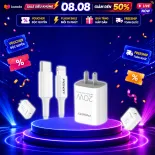 Bộ Sạc Nhanh Pisen Quick 20W/30W Màu Trắng, Tương Thích iPhone 7/8/9/10/11/12/13/14 Pro Max - 15/16/17 Pro Max  - TS-C135/C29 - Pisen Việt Nam - Bảo Hành 24 Tháng