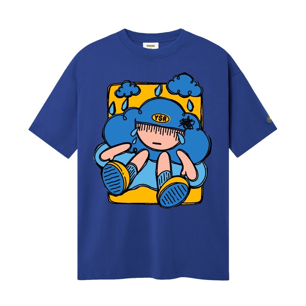 Yessir - áo thun baby cloud tee 100% cotton 280gsm xanh bích - local brand chính hãng