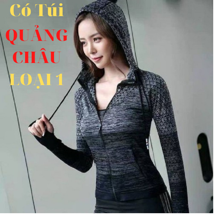 [HCM]Áo khoác nữ trám Quảng Châu CÓ Túi