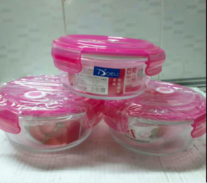 Hộp thủy tinh Deli 680ml