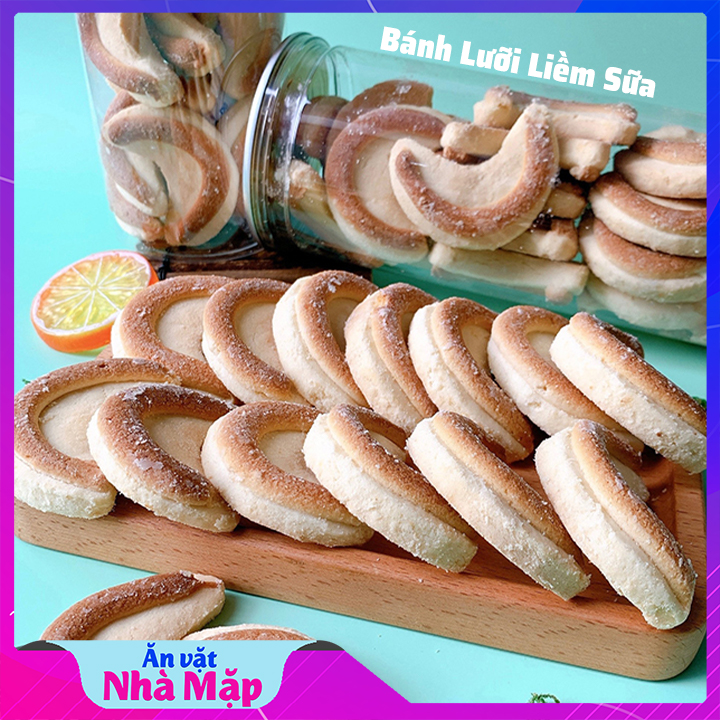 Bánh lưỡi liềm sữa - hủ 350g