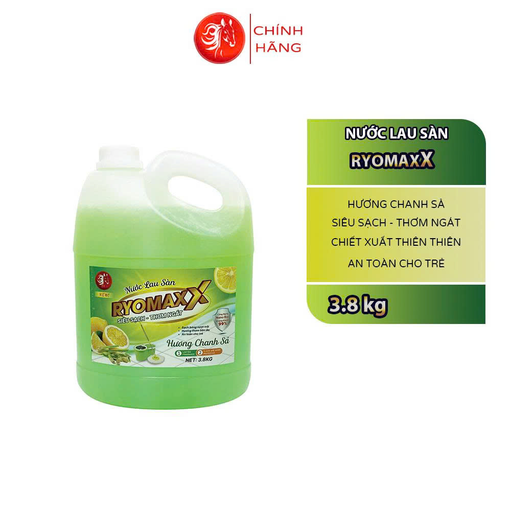 Nước Lau Sàn Ryomaxx Hương Chanh Sả (3.8kg)