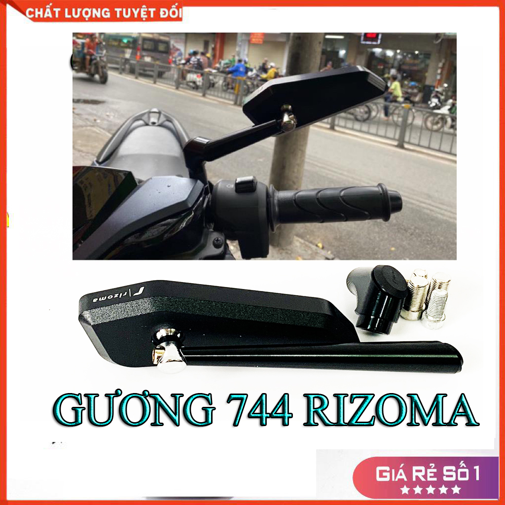 Gương chiếu hậu rizoma 744 chân gương xéo bản perfect