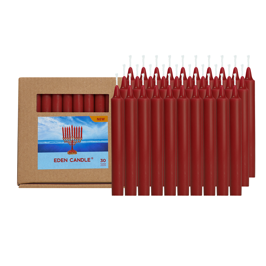 Nến thơm, nến tapper eden candle ftramart edc2324 hộp 30 nến cao 11 cm cháy 1.5h, trang trí phòng, decor nhà cửa