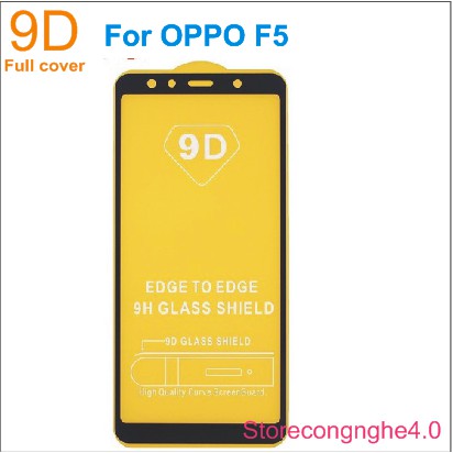 Kính cường lực 9d full màn oppo f5