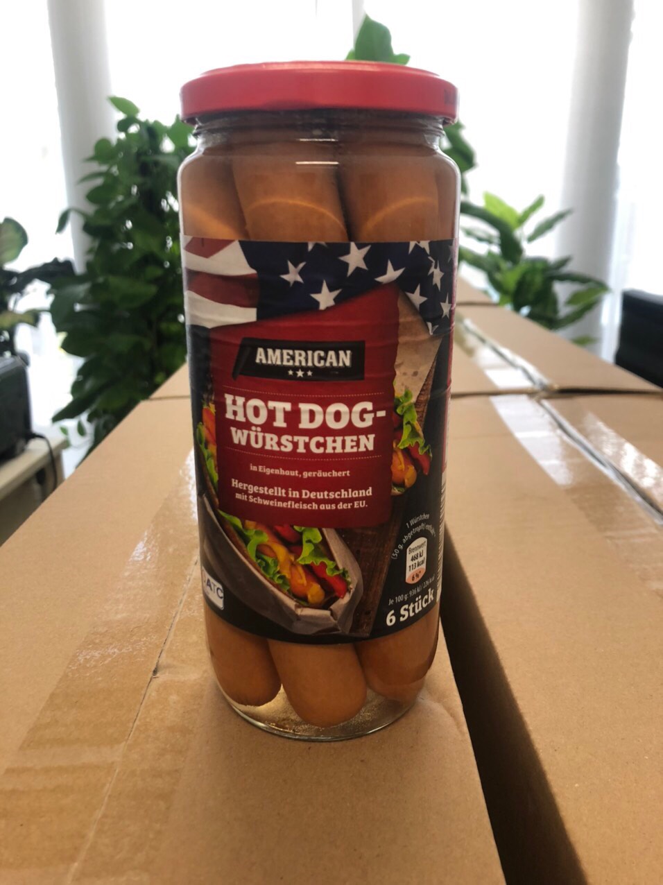 Xúc xích đức meica hot dog 540g