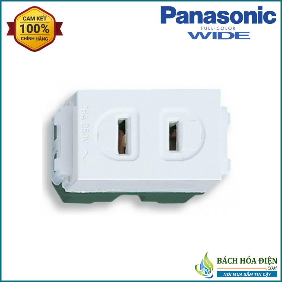 Ổ cắm đơn dùng cho phích cắm dẹp Panasonic Wide WEG1001SW