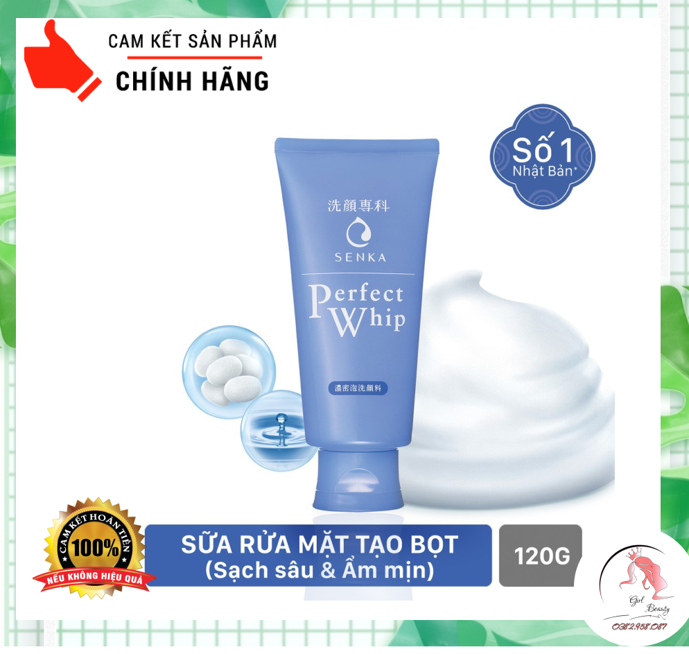 Sữa rửa mặt perfect whip - 120g