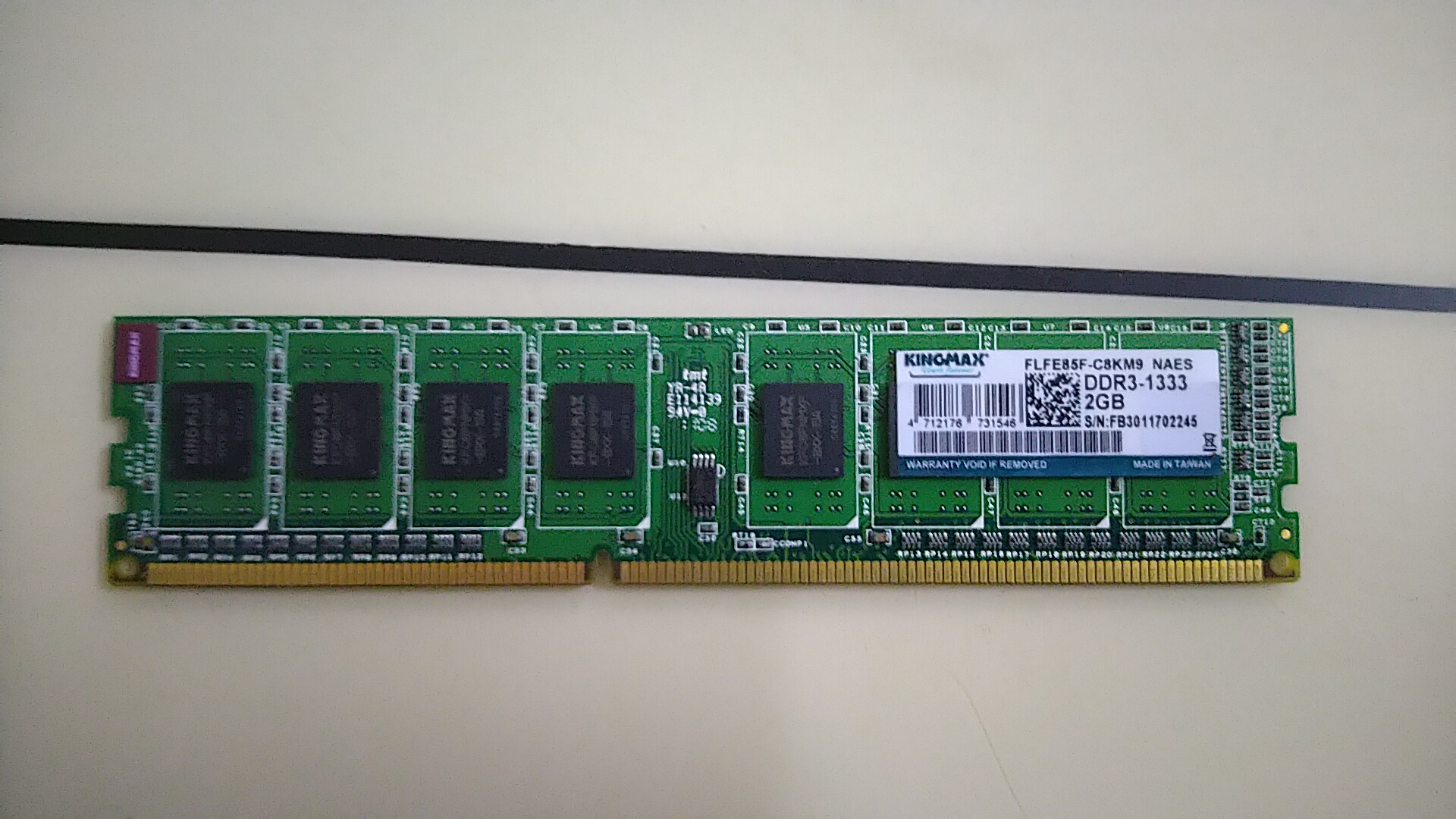 Ram KingMax PC DDR3 2GB bus 1333